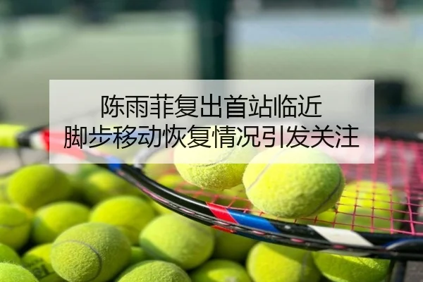 陈雨菲复出首站临近 脚步移动恢复情况引发关注
